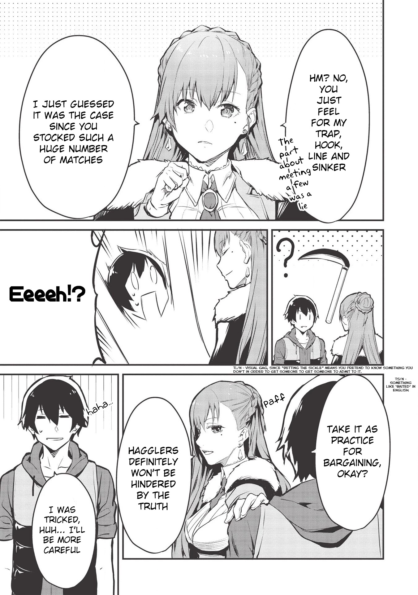 Itsudemo Jitaku Ni Kaerareru Ore Wa, Isekai De Gyoushounin O Hajimemashita chapter 14 page 9