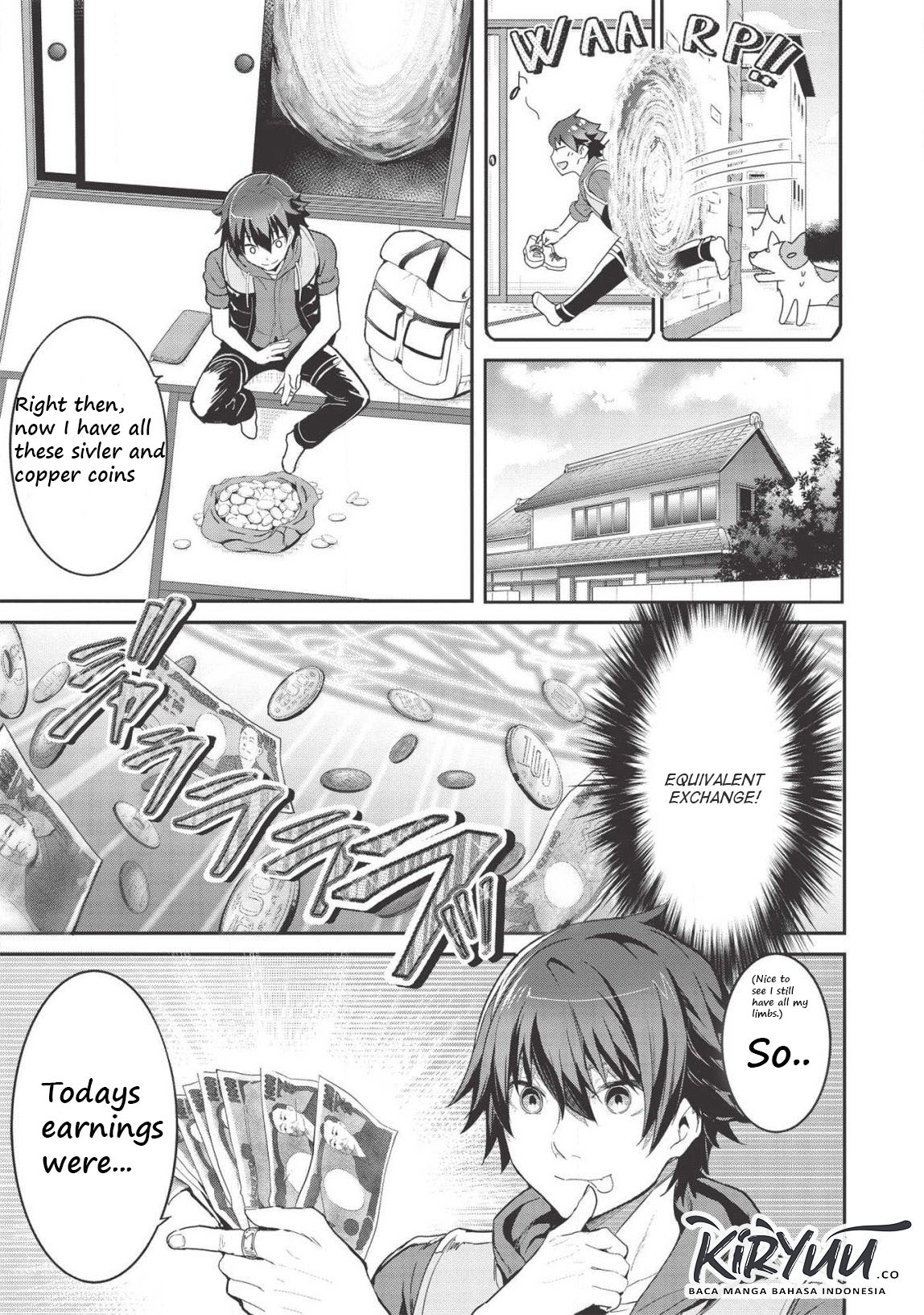 Itsudemo Jitaku Ni Kaerareru Ore Wa, Isekai De Gyoushounin O Hajimemashita chapter 3.5 page 3