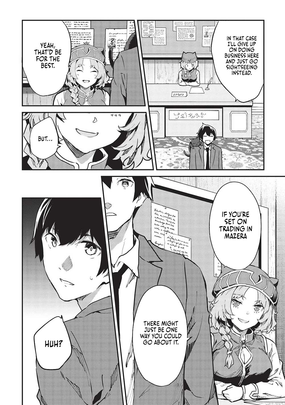 Itsudemo Jitaku Ni Kaerareru Ore Wa, Isekai De Gyoushounin O Hajimemashita chapter 45 page 12