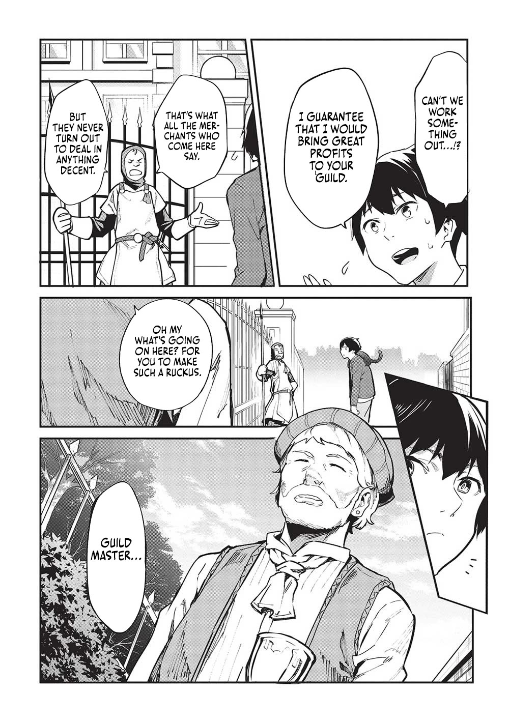 Itsudemo Jitaku Ni Kaerareru Ore Wa, Isekai De Gyoushounin O Hajimemashita chapter 45 page 4