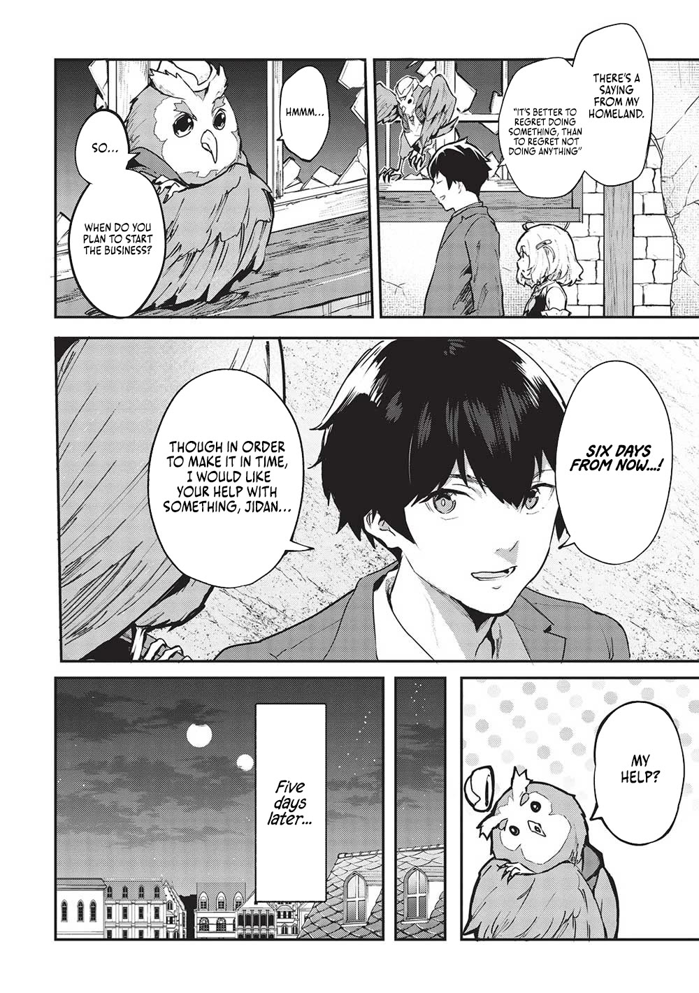 Itsudemo Jitaku Ni Kaerareru Ore Wa, Isekai De Gyoushounin O Hajimemashita chapter 46 page 8