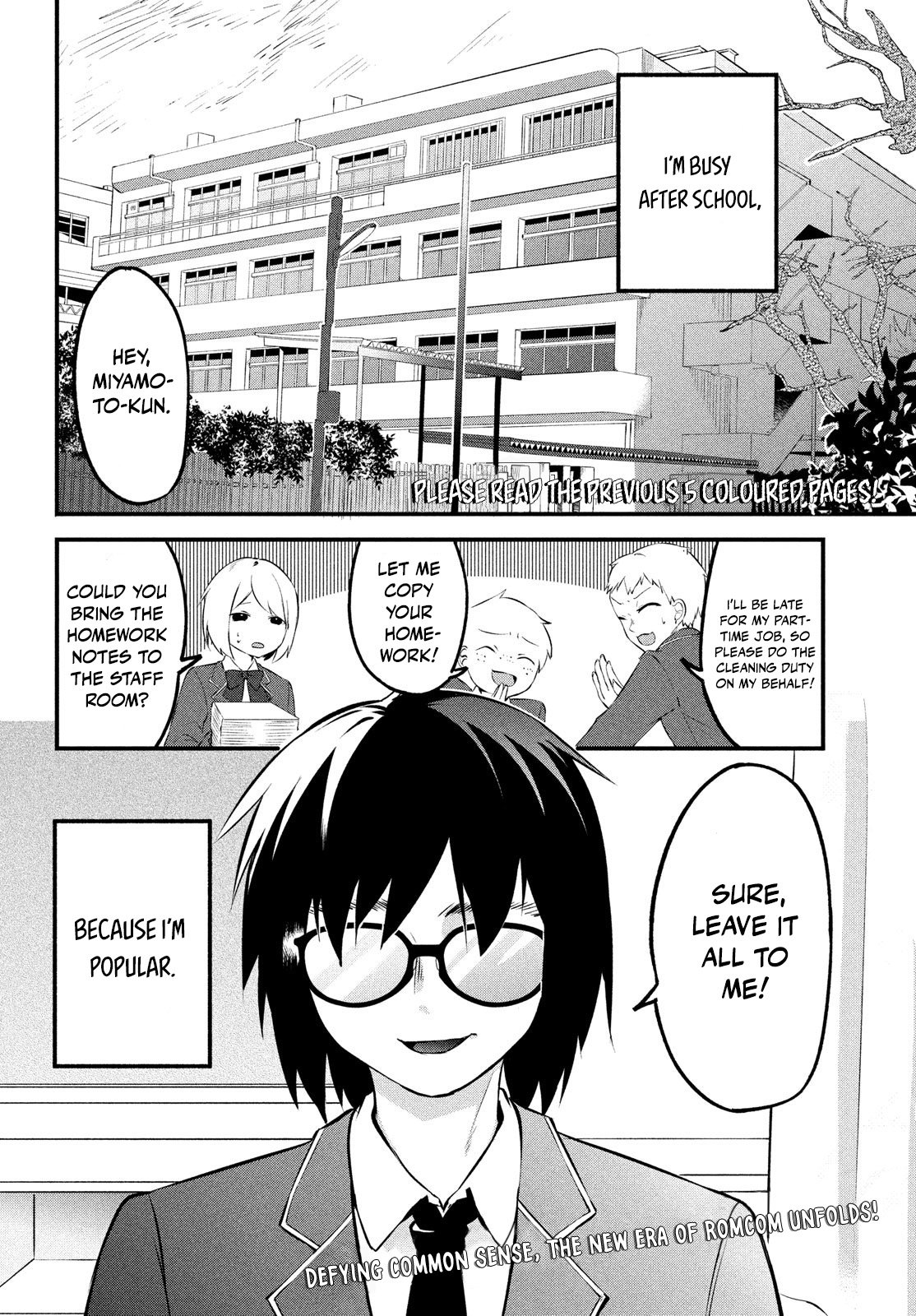 Itsumo Baka Ni Shitekuru Bishoujo-Tachi To Zetsuen Shitara, Jitsu Wa Ore No Koto Ga Daisuki Datta You Da. chapter 1 page 5