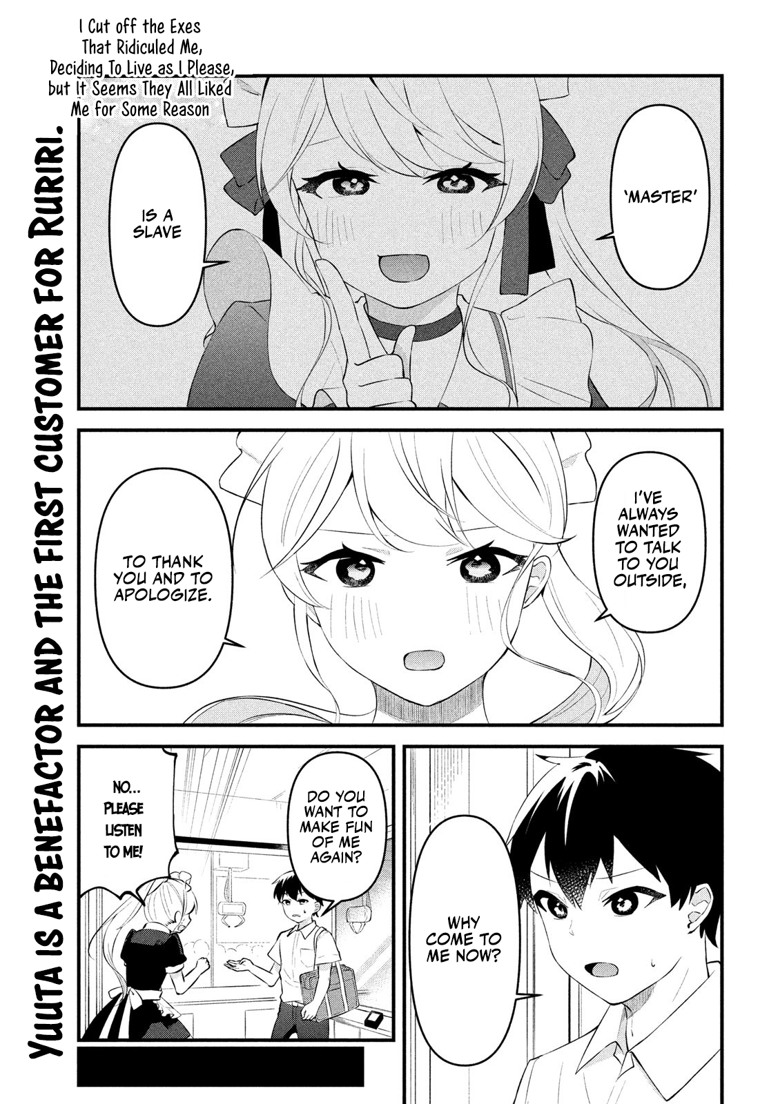 Itsumo Baka Ni Shitekuru Bishoujo-Tachi To Zetsuen Shitara, Jitsu Wa Ore No Koto Ga Daisuki Datta You Da. chapter 8 page 1