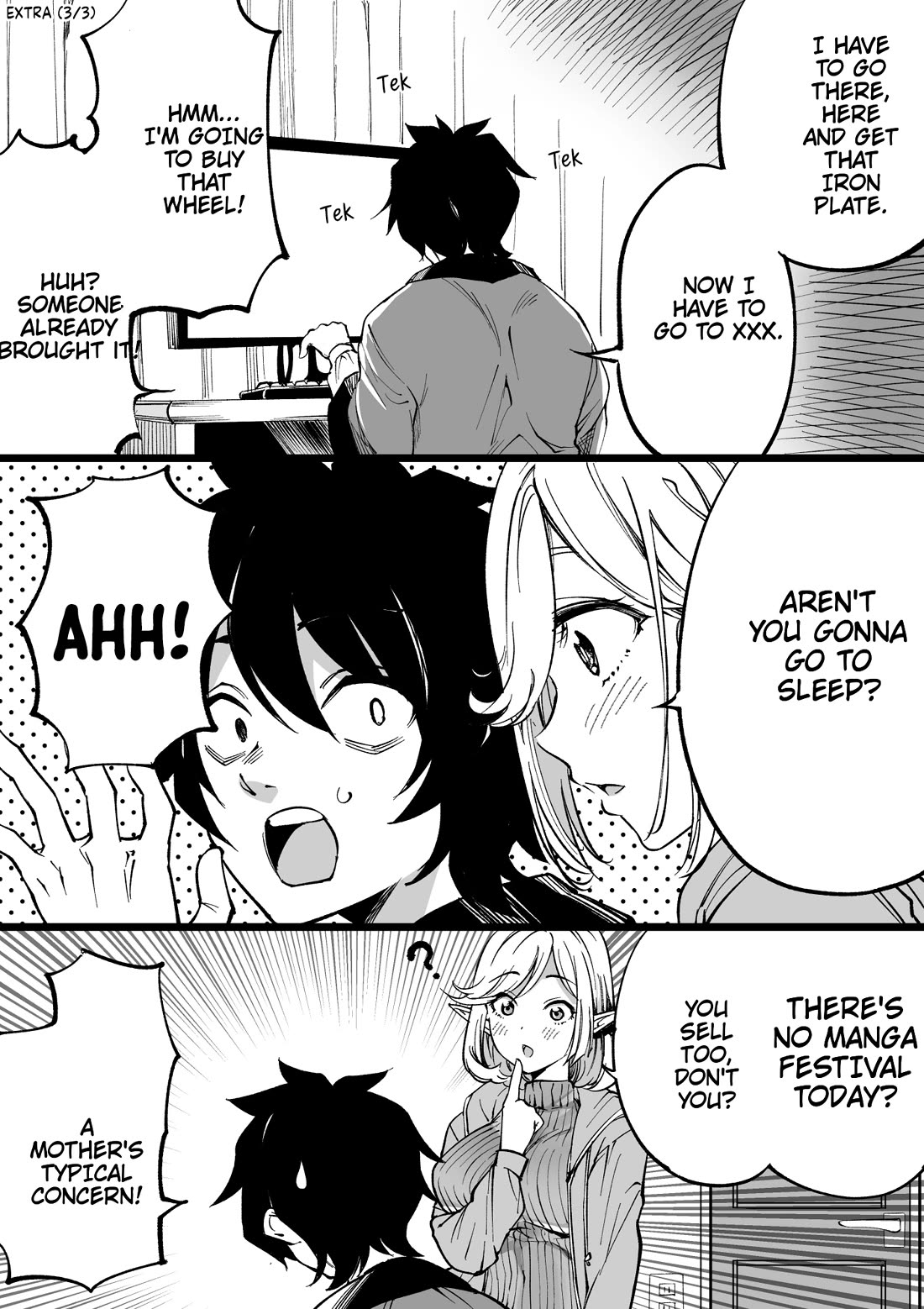 Ittare Elf Nee-chan chapter 34.7 page 2