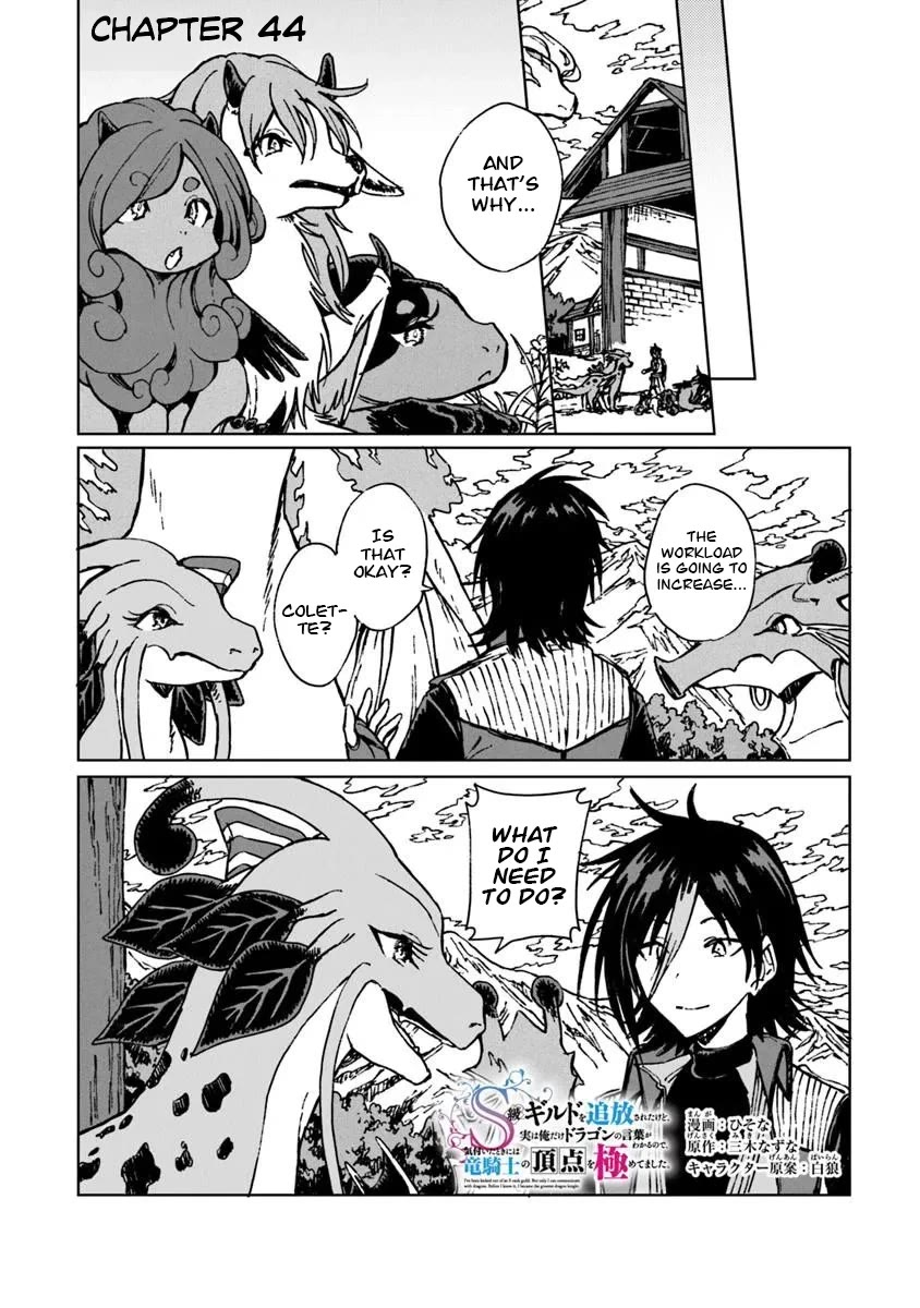 I've Been Kicked Out of an S-Rank Guild. But Only I Can Communicate With Dragons. Before I Knew It, I Became the Greatest Dragon Knight chapter 44 page 2