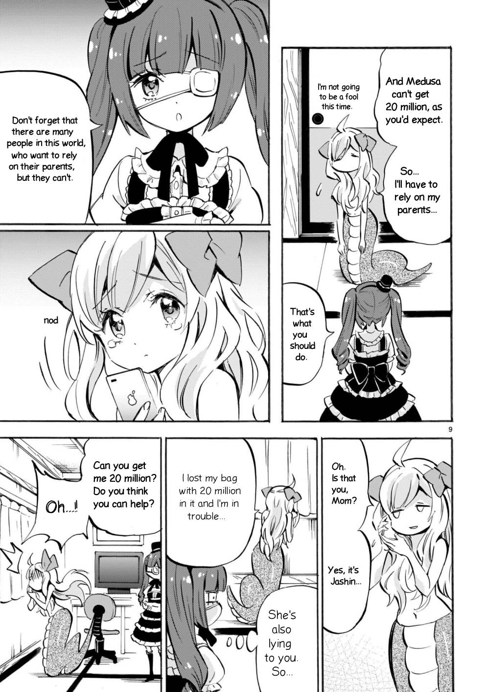 Jashin-chan Dropkick chapter 174.2 page 9