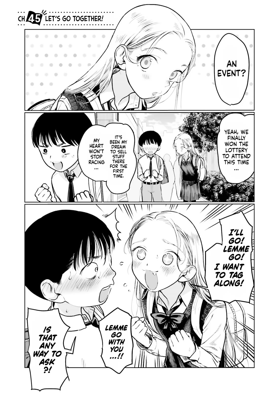 JC Sasha and Her Otaku Classmate chapter 45 page 1