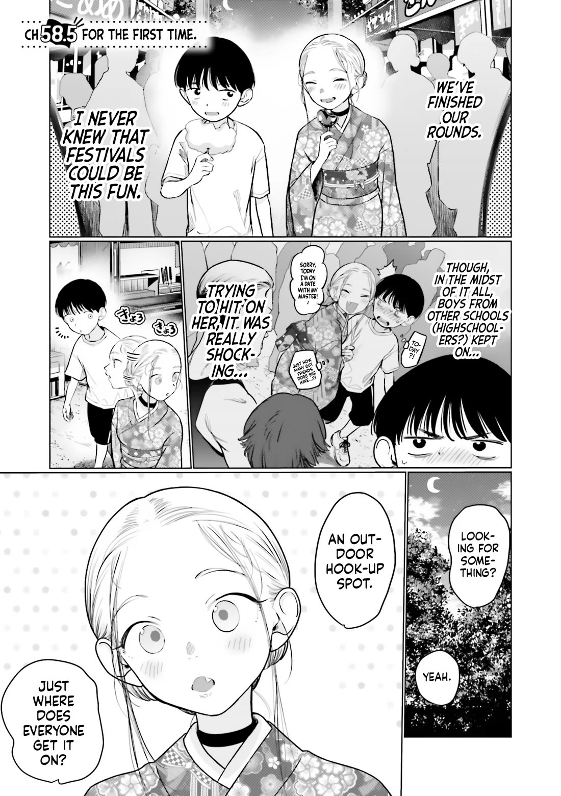 JC Sasha and Her Otaku Classmate chapter 58.5 page 1