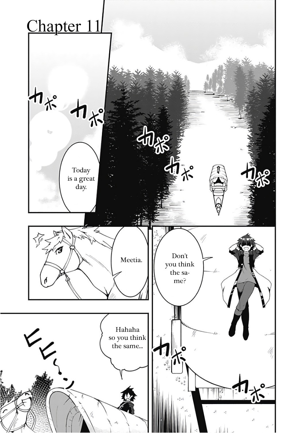 Jichou shinai Motoyuusha no Tsuyokute Tanoshii New Game chapter 11 page 1