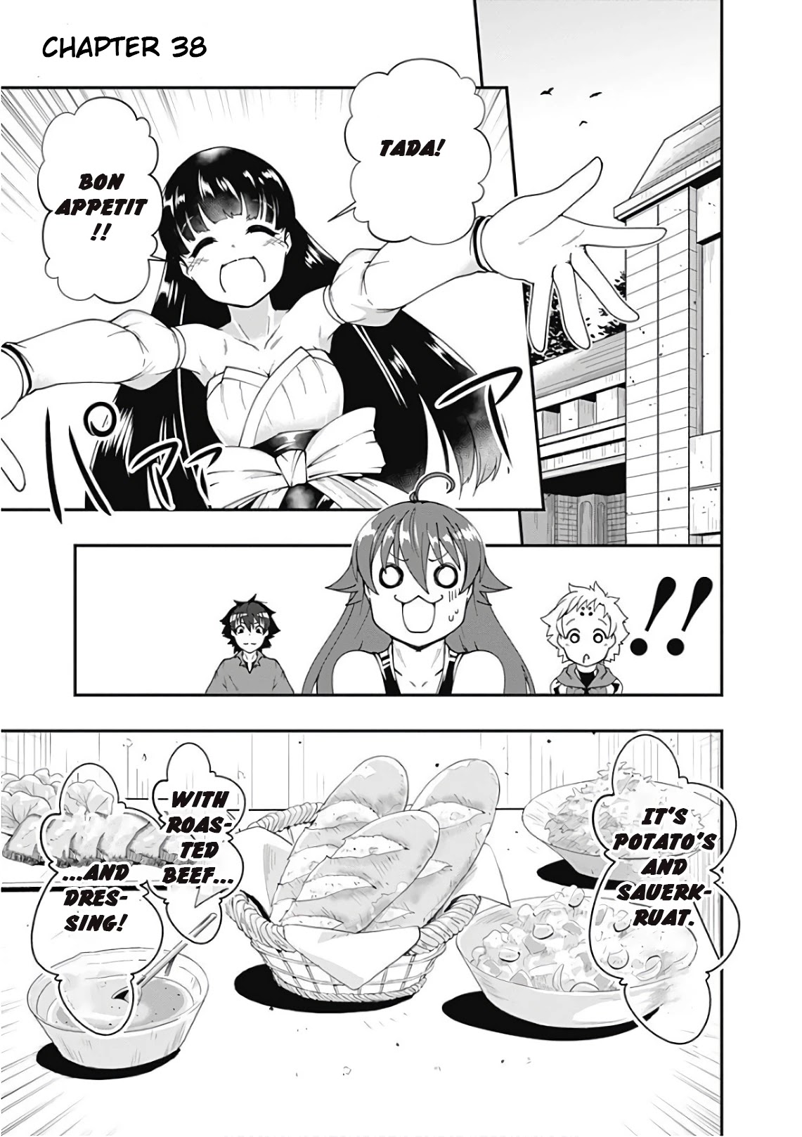 Jichou shinai Motoyuusha no Tsuyokute Tanoshii New Game chapter 38 page 1