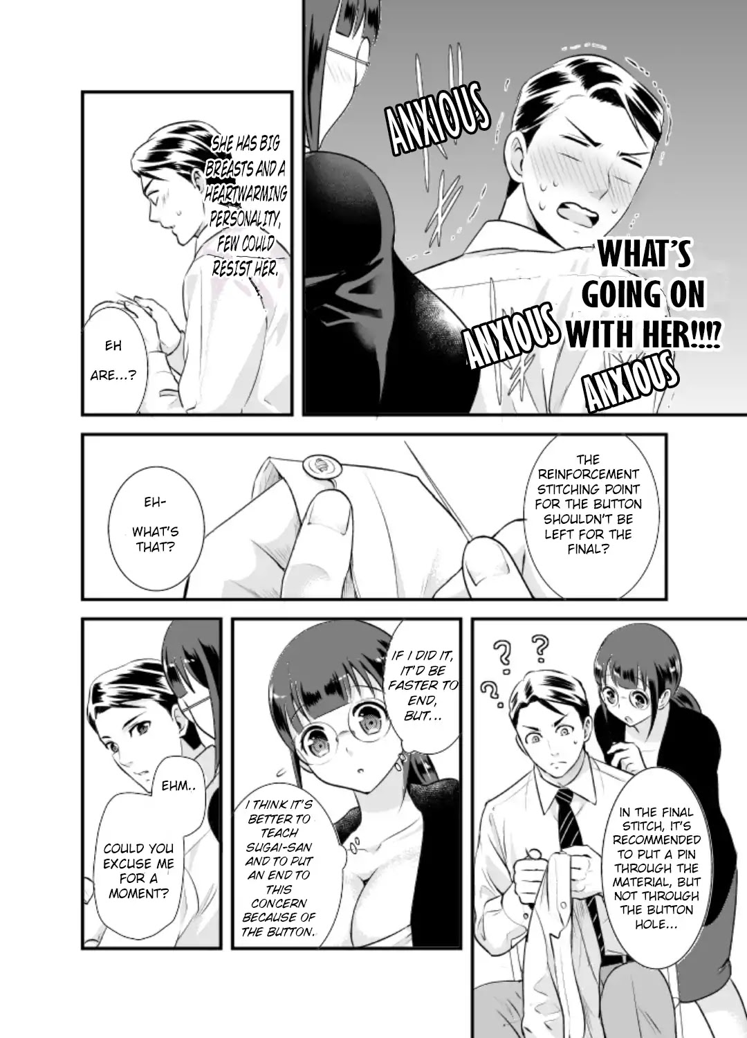 Jimi Joshi x Osekkai Danshi chapter 1 page 12