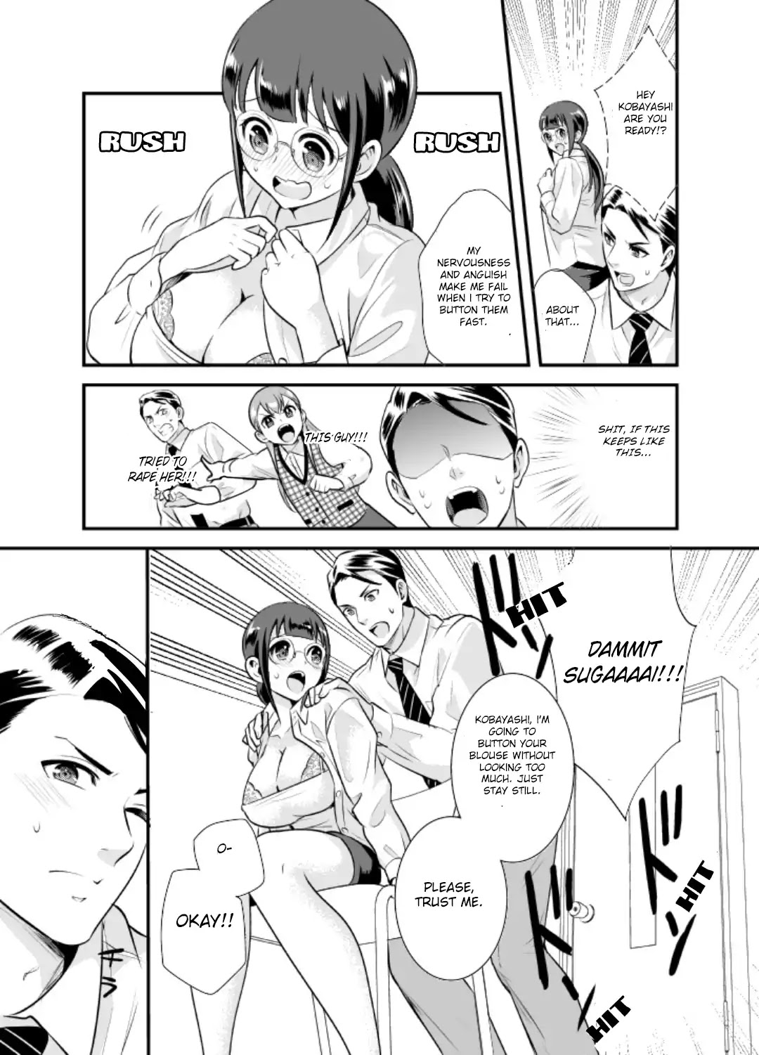 Jimi Joshi x Osekkai Danshi chapter 1 page 15
