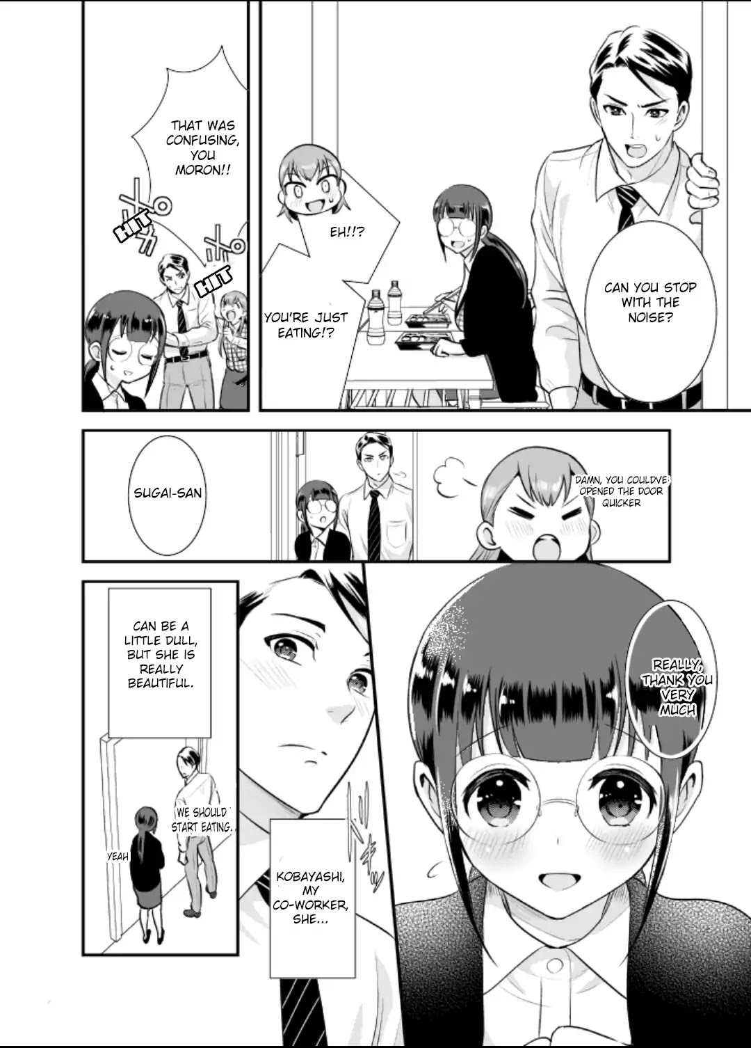 Jimi Joshi x Osekkai Danshi chapter 1 page 18