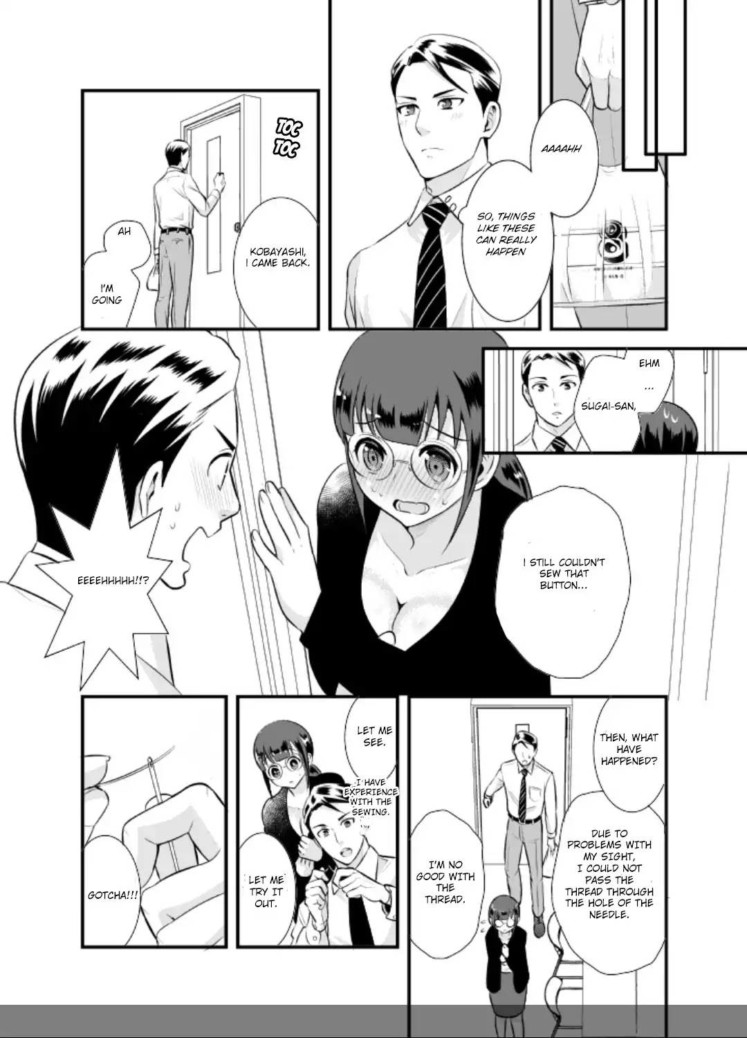 Jimi Joshi x Osekkai Danshi chapter 1 page 9