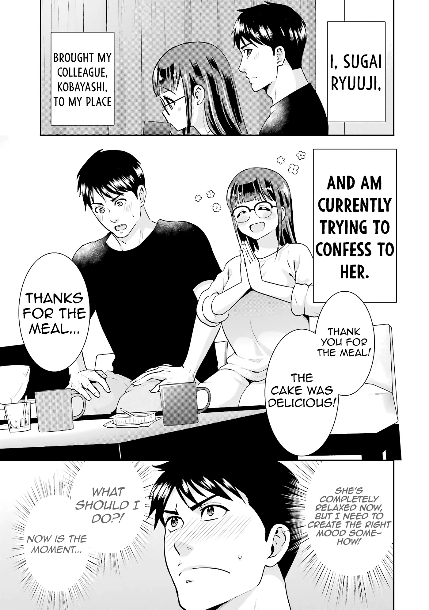 Jimi Joshi x Osekkai Danshi chapter 16 page 1