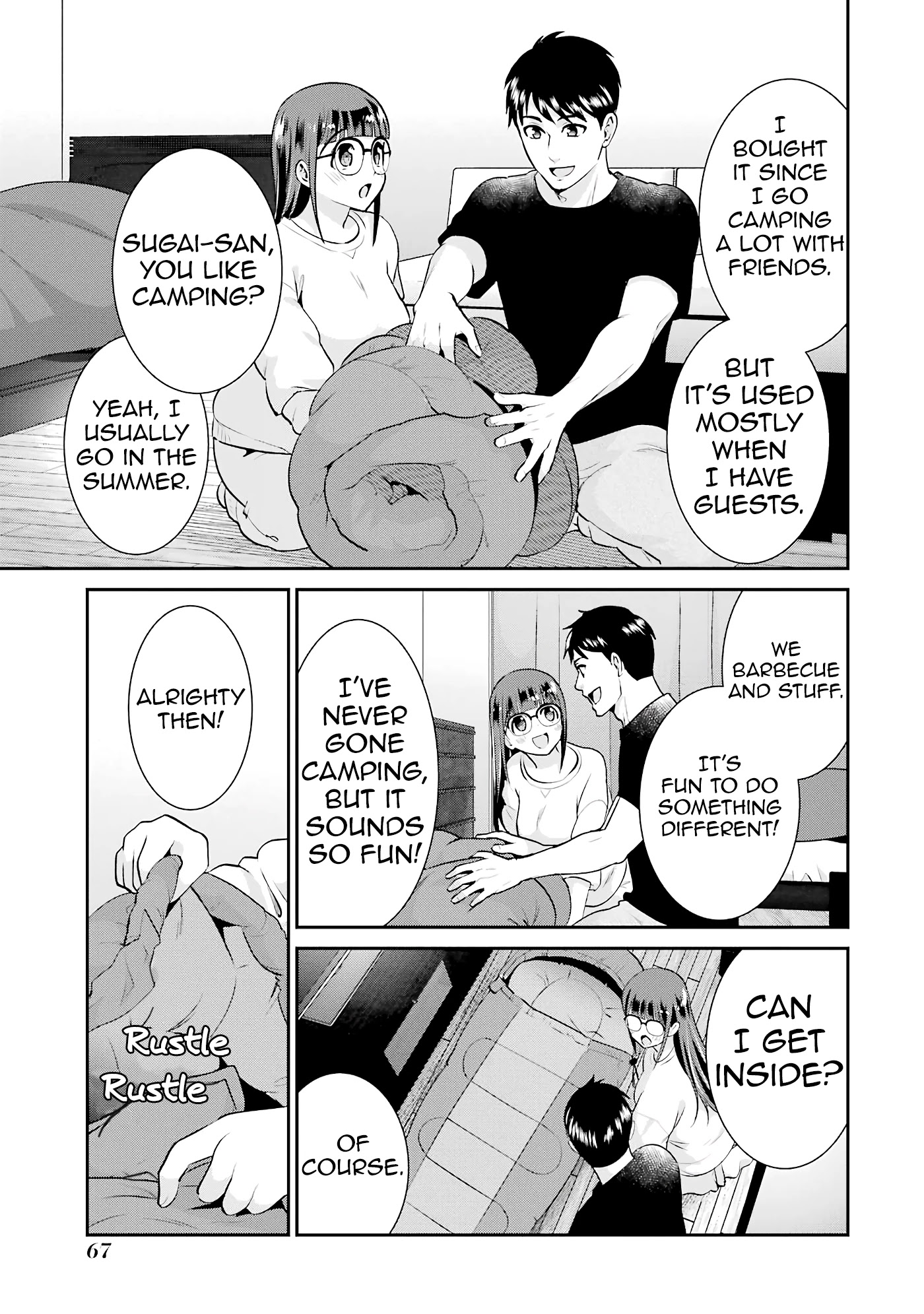 Jimi Joshi x Osekkai Danshi chapter 16 page 15