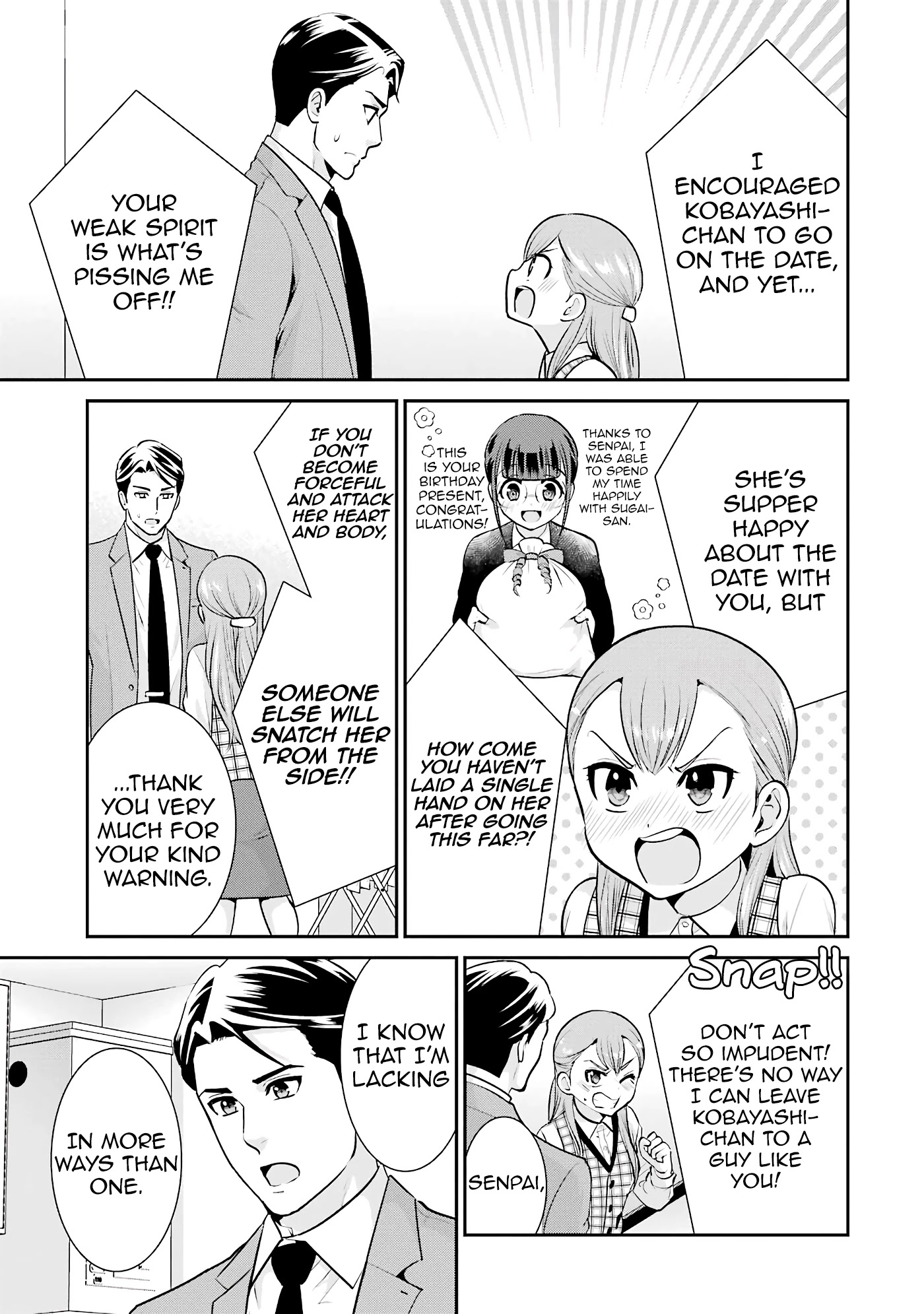 Jimi Joshi x Osekkai Danshi chapter 16 page 25