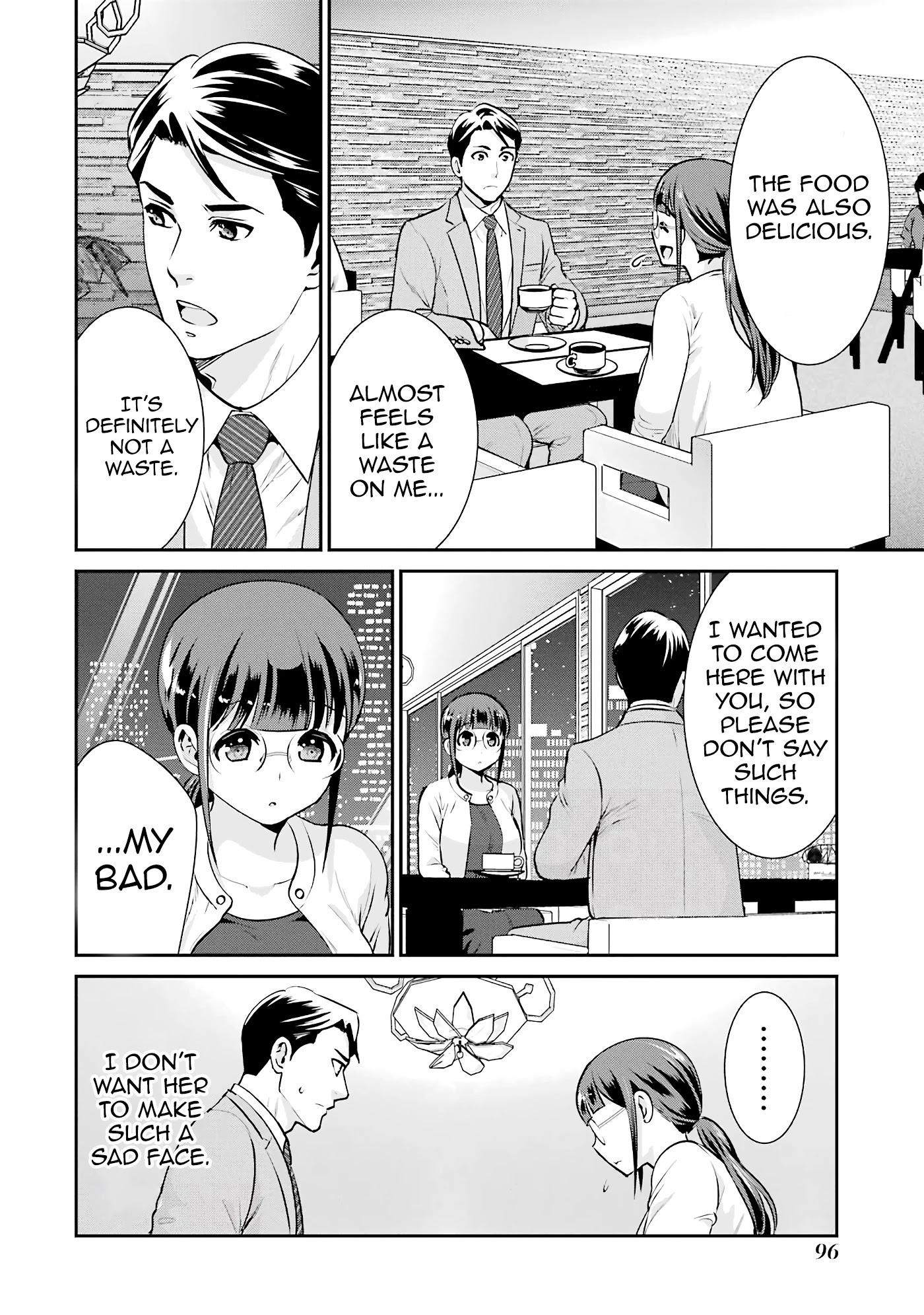 Jimi Joshi x Osekkai Danshi chapter 17 page 14