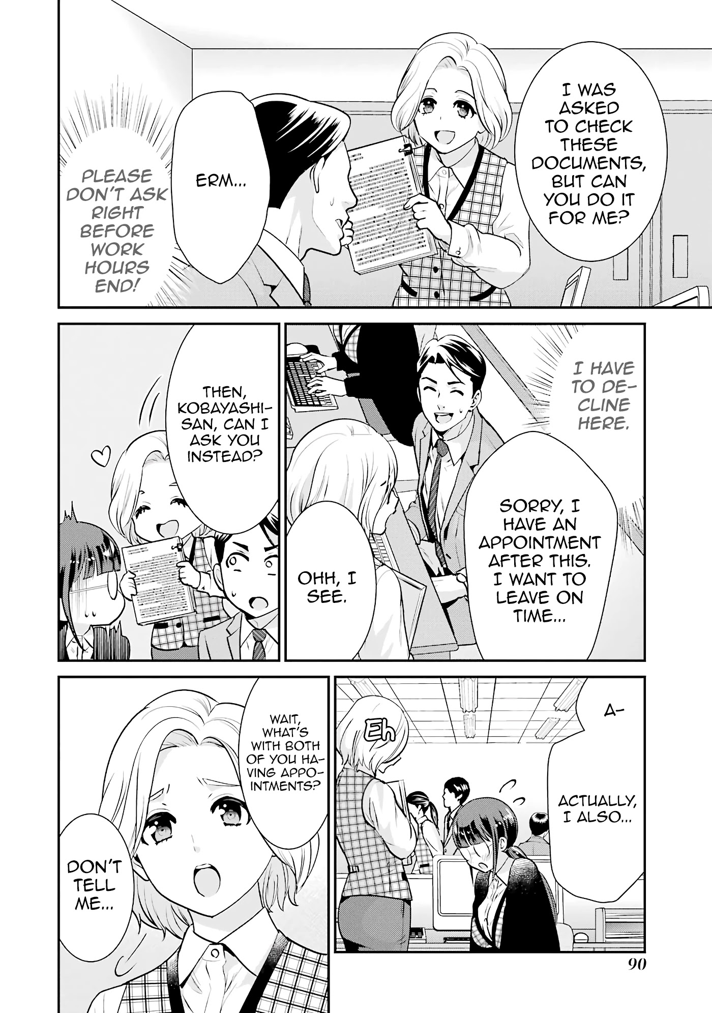 Jimi Joshi x Osekkai Danshi chapter 17 page 8