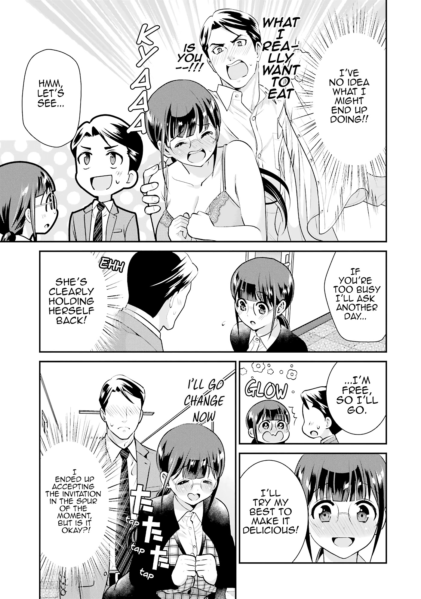 Jimi Joshi x Osekkai Danshi chapter 18 page 17