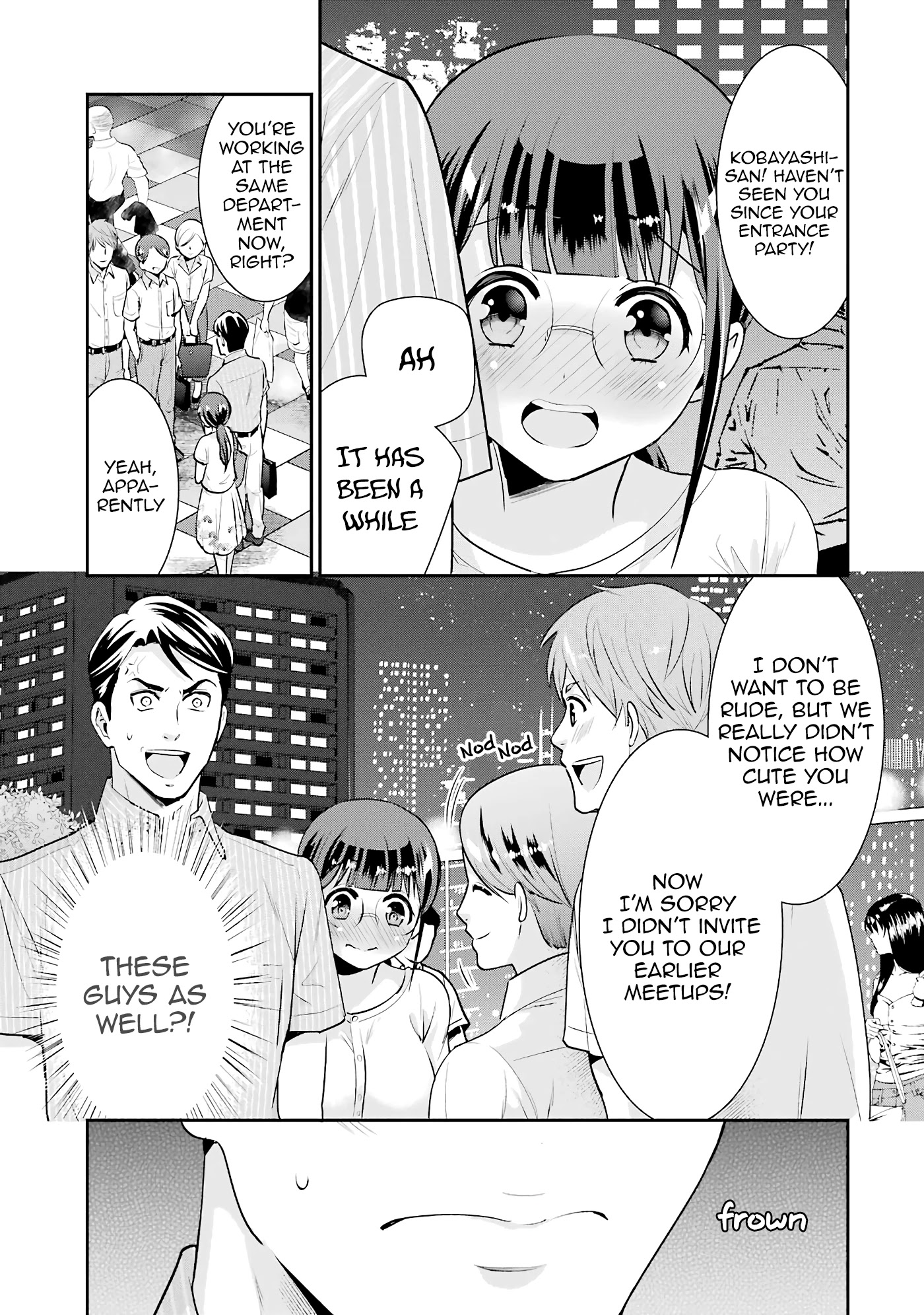 Jimi Joshi x Osekkai Danshi chapter 19 page 17