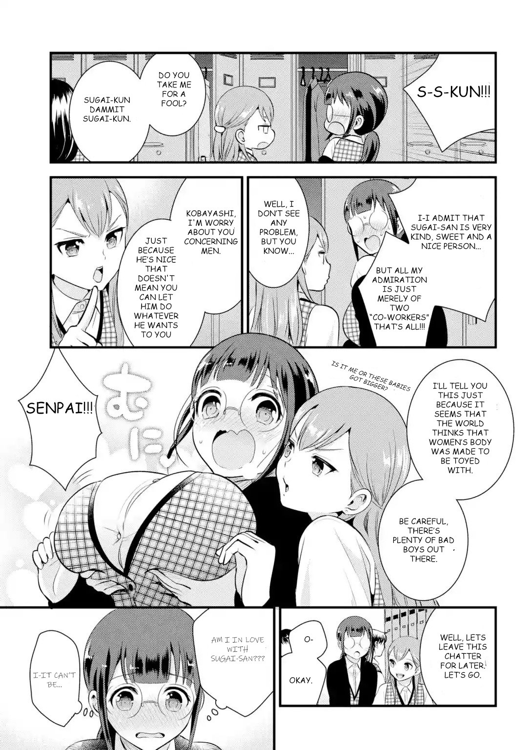 Jimi Joshi x Osekkai Danshi chapter 3 page 5