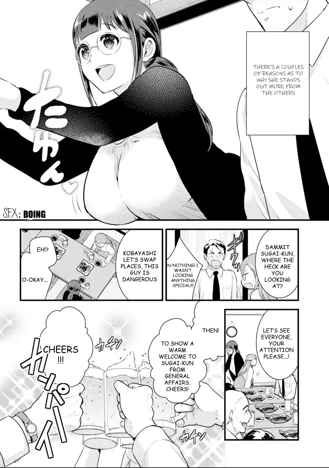 Jimi Joshi x Osekkai Danshi chapter 4 page 4