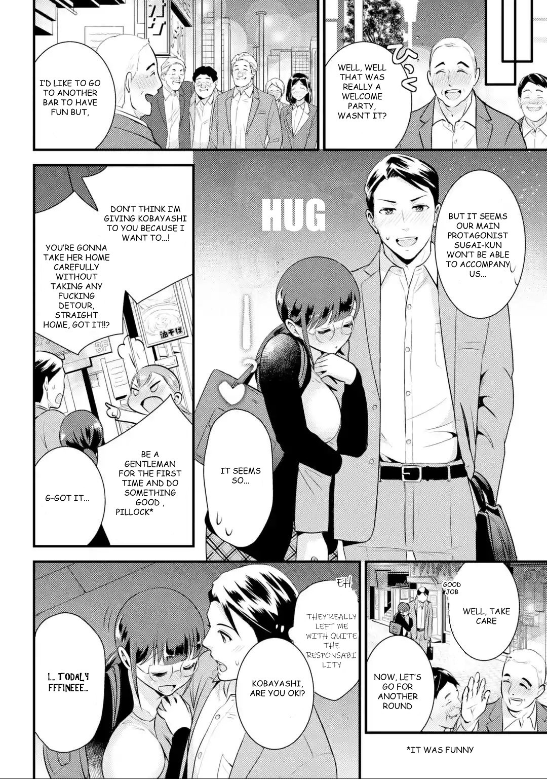 Jimi Joshi x Osekkai Danshi chapter 4 page 8