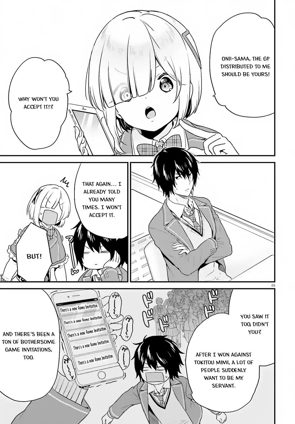 Jishou F-Rank no Oniisama ga Game de Hyouka sareru Gakuen no Chouten ni Kunrin suru Sou desu yo? chapter 13 page 6