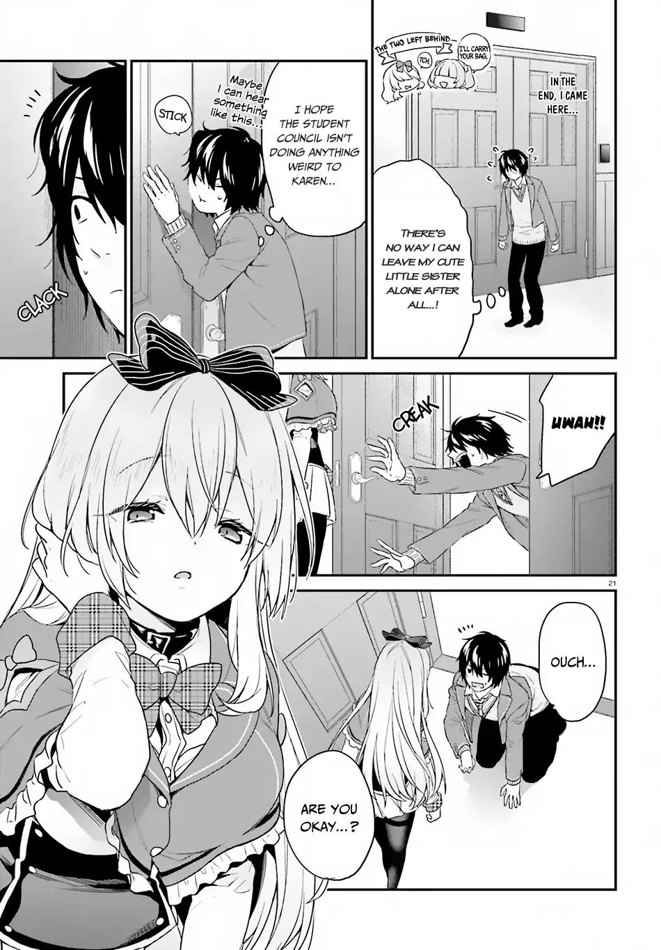 Jishou F-Rank no Oniisama ga Game de Hyouka sareru Gakuen no Chouten ni Kunrin suru Sou desu yo? chapter 14 page 22