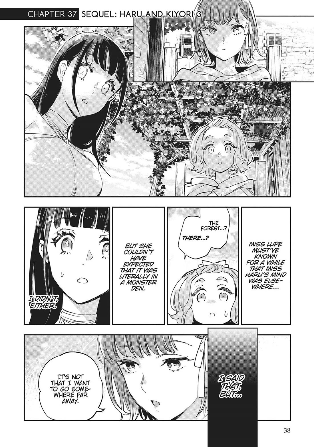 JK Haru is a Sex Worker in Another World chapter 37 page 1