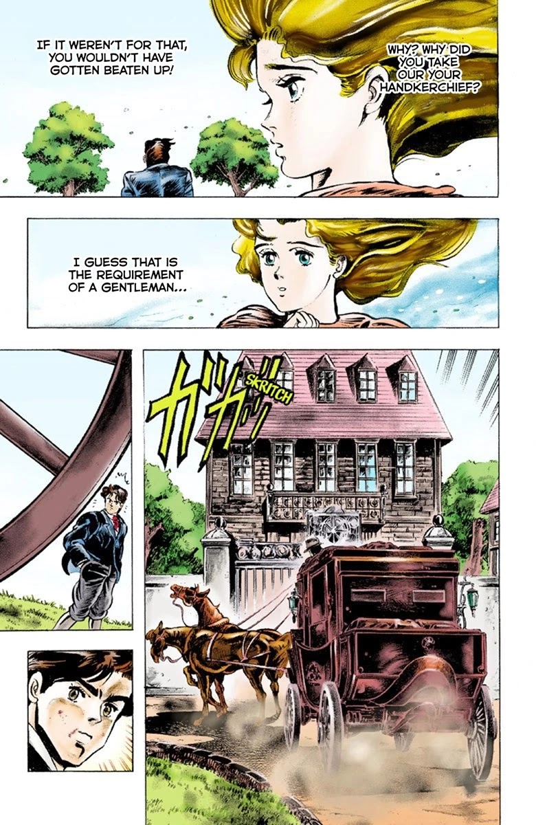 JoJo's Bizarre Adventure Part 1 - Phantom Blood (Official Colored) chapter 1 page 28