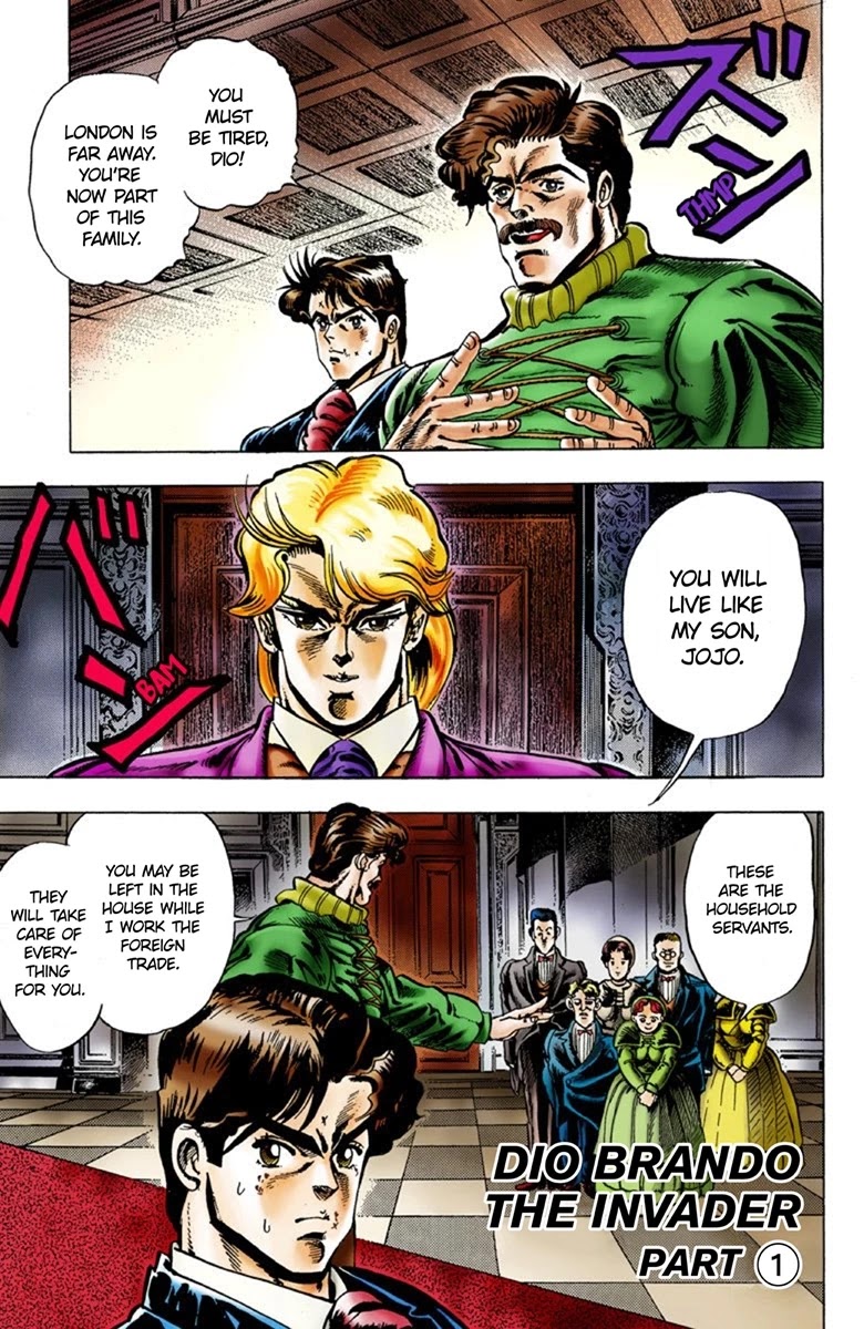 JoJo's Bizarre Adventure Part 1 - Phantom Blood (Official Colored) chapter 2 page 2