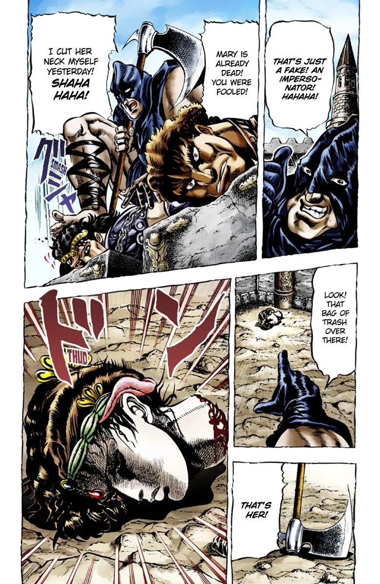 JoJo's Bizarre Adventure Part 1 - Phantom Blood (Official Colored) chapter 27 page 14