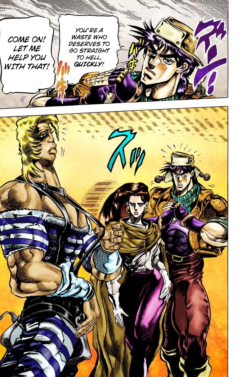 JoJo's Bizarre Adventure Part 2 - Battle Tendency (Official Colored) chapter 50 page 9