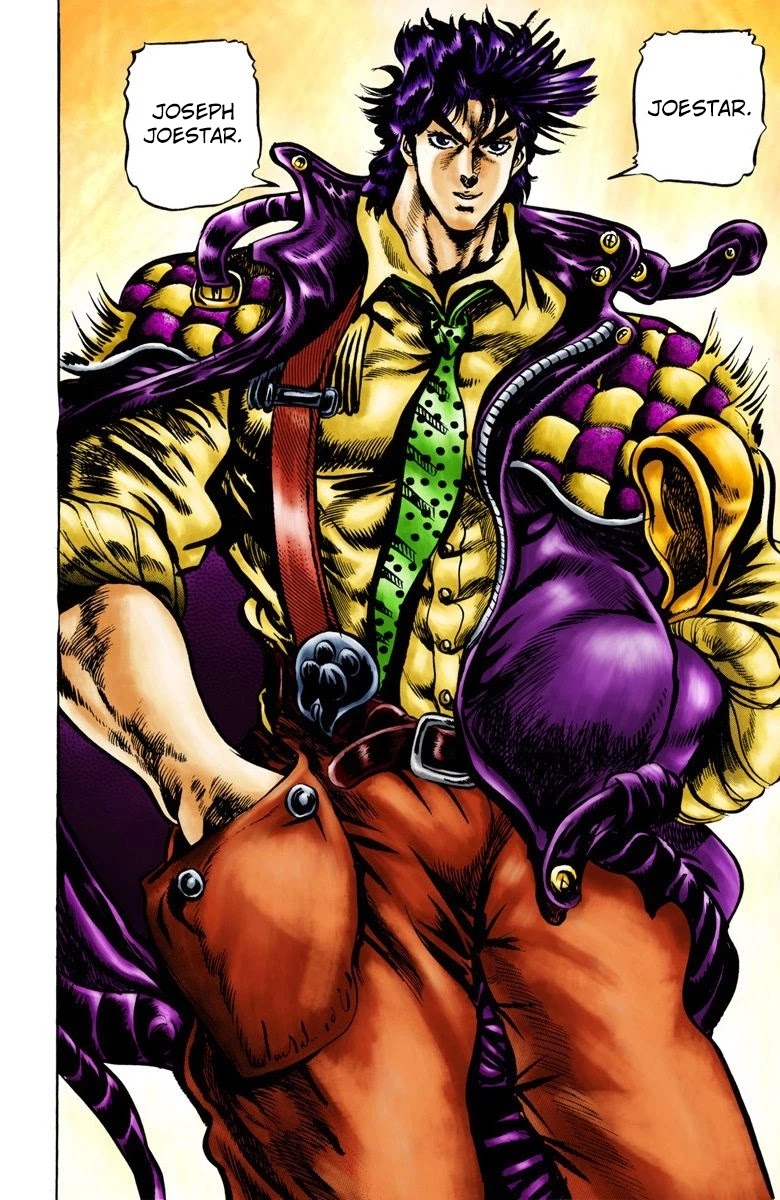 JoJo's Bizarre Adventure Part 2 - Battle Tendency (Official Colored) chapter 1 page 18
