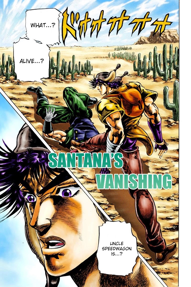 JoJo's Bizarre Adventure Part 2 - Battle Tendency (Official Colored) chapter 12 page 2