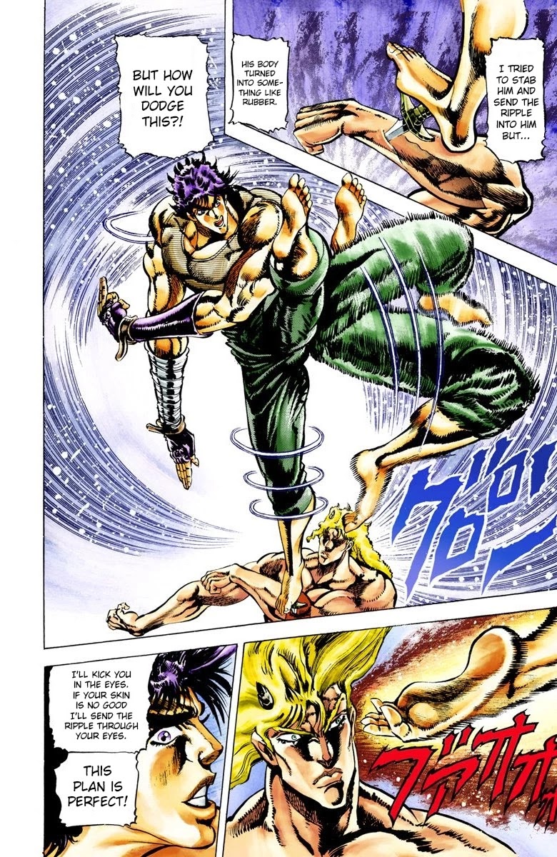 JoJo's Bizarre Adventure Part 2 - Battle Tendency (Official Colored) chapter 15 page 10