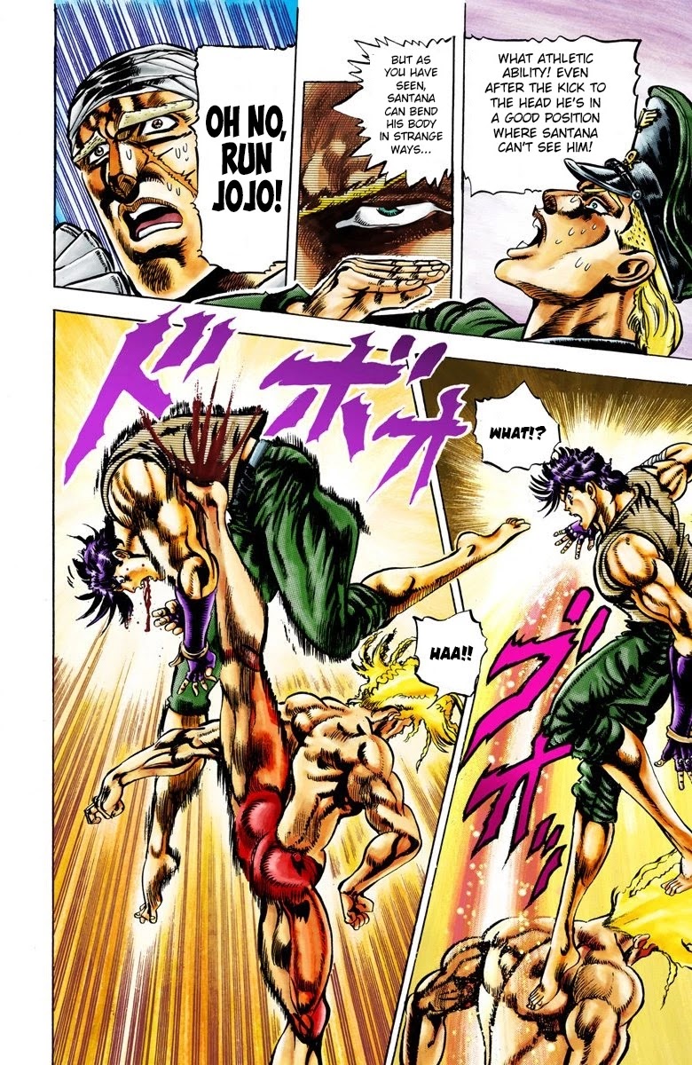 JoJo's Bizarre Adventure Part 2 - Battle Tendency (Official Colored) chapter 15 page 12