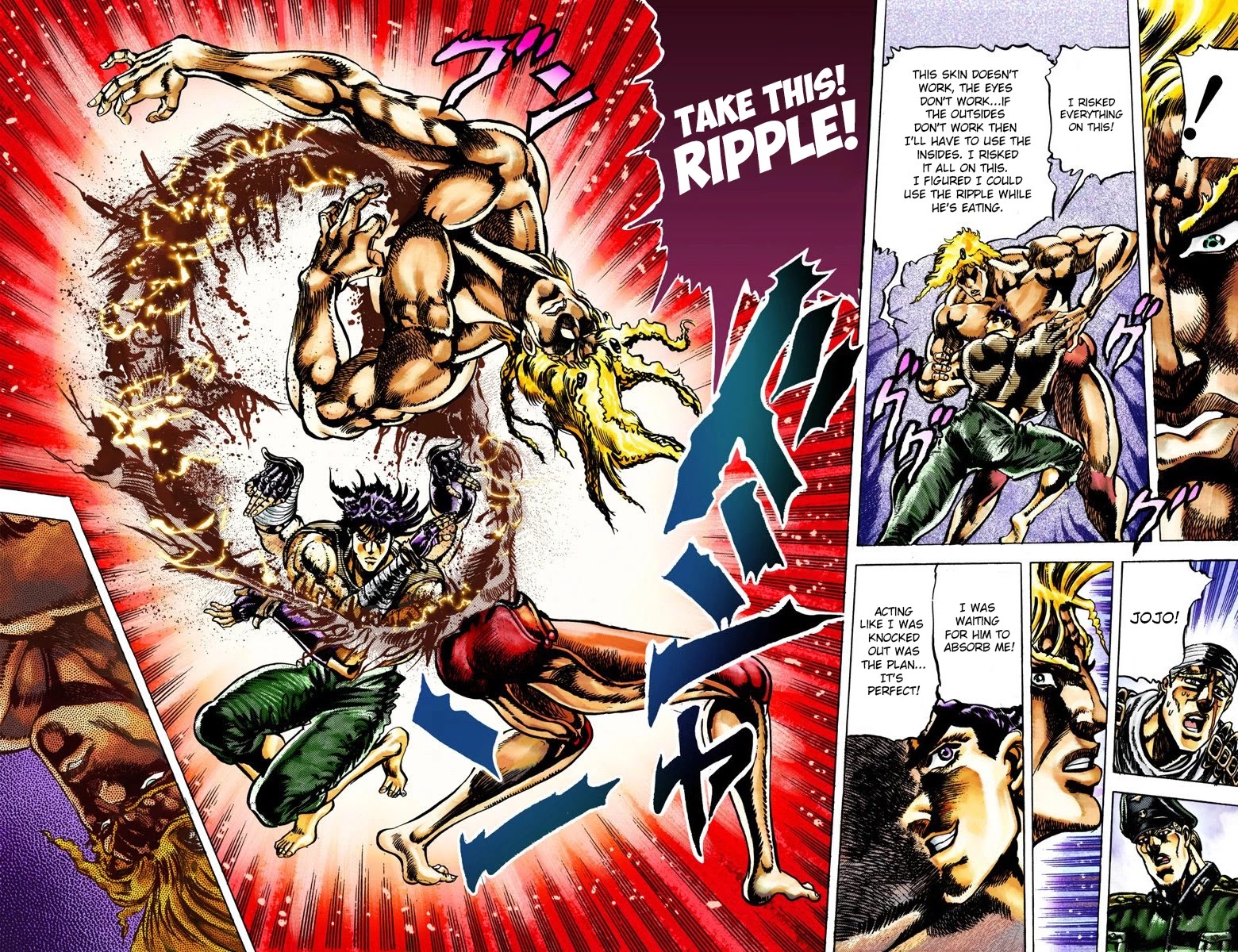 JoJo's Bizarre Adventure Part 2 - Battle Tendency (Official Colored) chapter 15 page 17