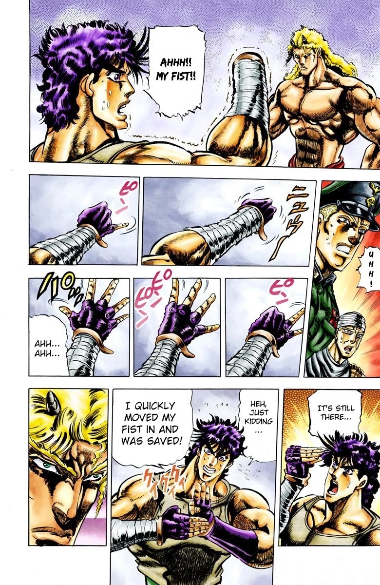 JoJo's Bizarre Adventure Part 2 - Battle Tendency (Official Colored) chapter 15 page 4