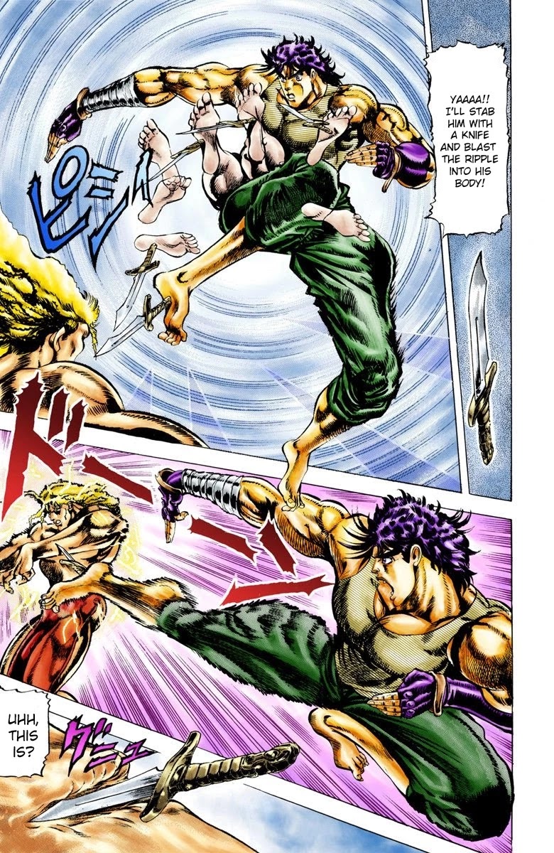 JoJo's Bizarre Adventure Part 2 - Battle Tendency (Official Colored) chapter 15 page 9
