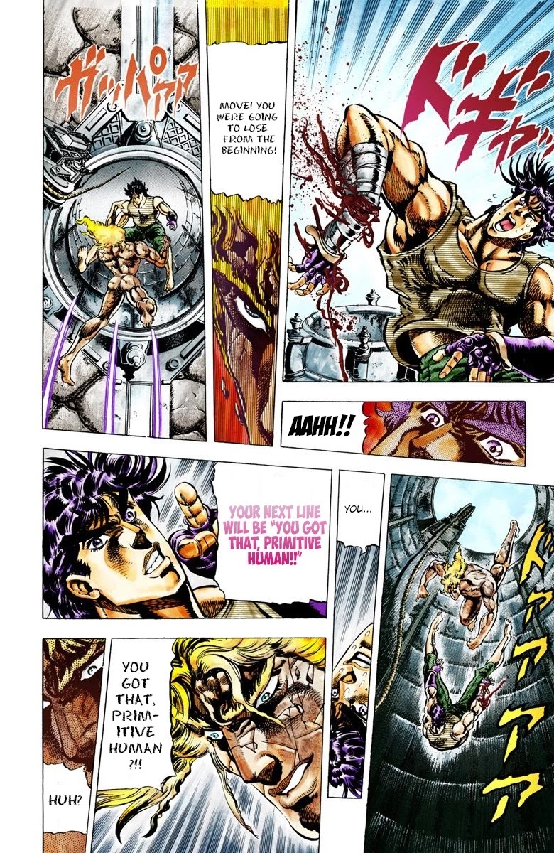 JoJo's Bizarre Adventure Part 2 - Battle Tendency (Official Colored) chapter 17 page 14