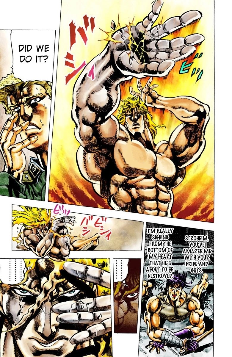 JoJo's Bizarre Adventure Part 2 - Battle Tendency (Official Colored) chapter 17 page 2