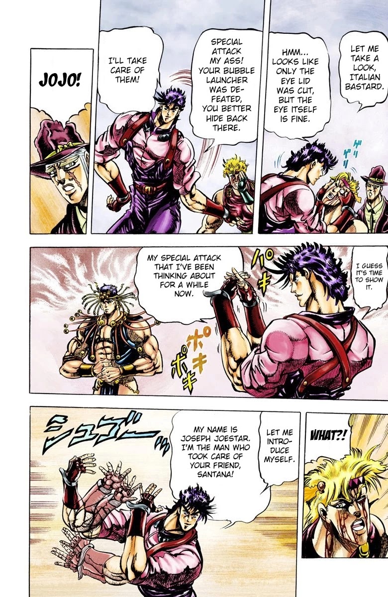 JoJo's Bizarre Adventure Part 2 - Battle Tendency (Official Colored) chapter 23 page 15