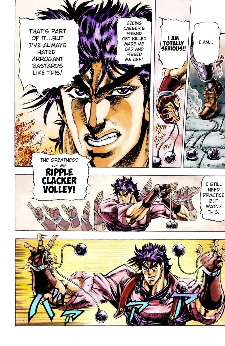 JoJo's Bizarre Adventure Part 2 - Battle Tendency (Official Colored) chapter 23 page 19