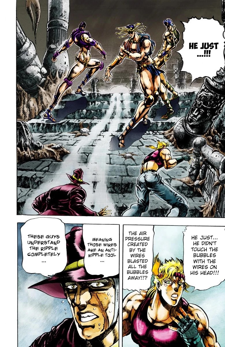 JoJo's Bizarre Adventure Part 2 - Battle Tendency (Official Colored) chapter 23 page 3