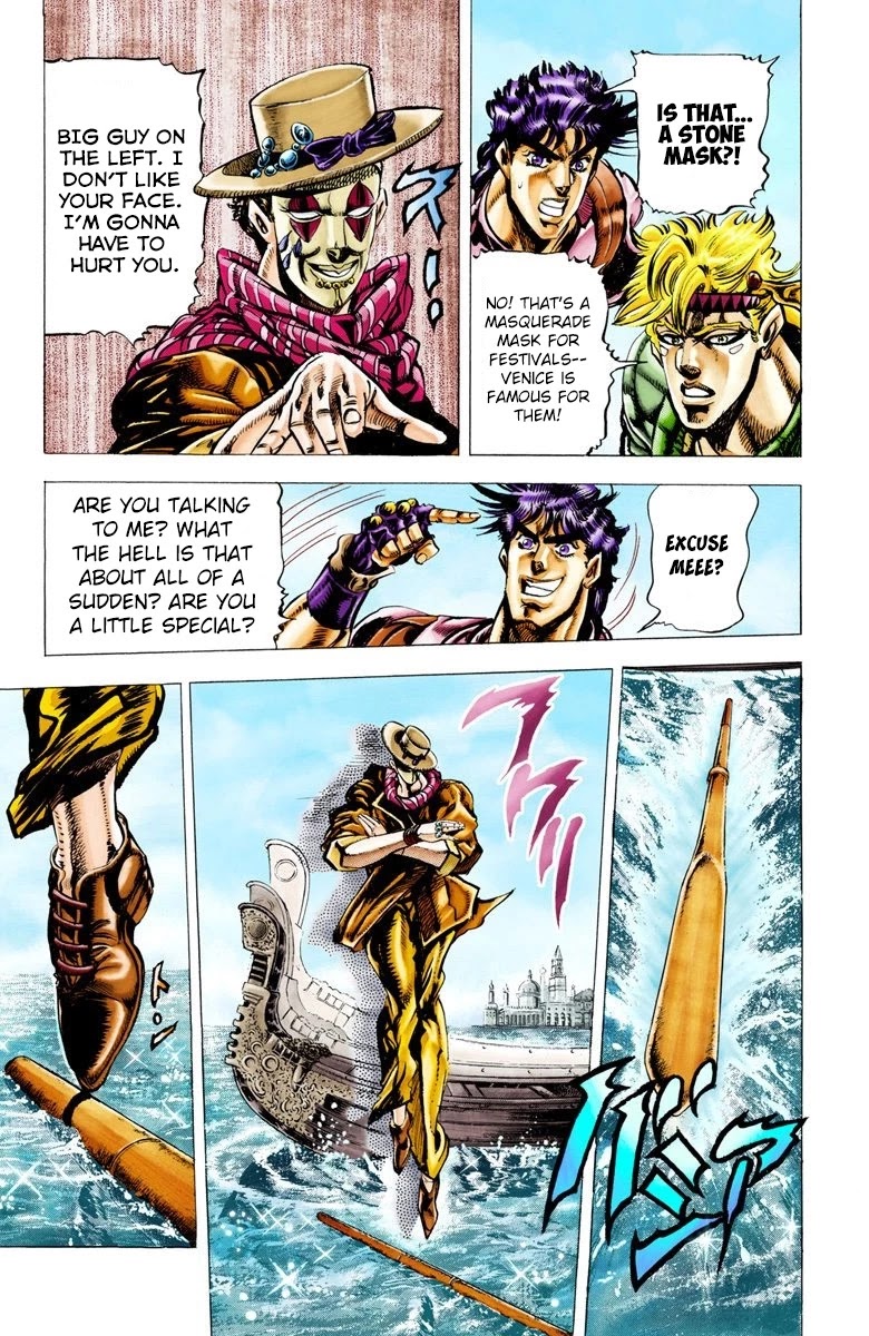 JoJo's Bizarre Adventure Part 2 - Battle Tendency (Official Colored) chapter 27 page 14