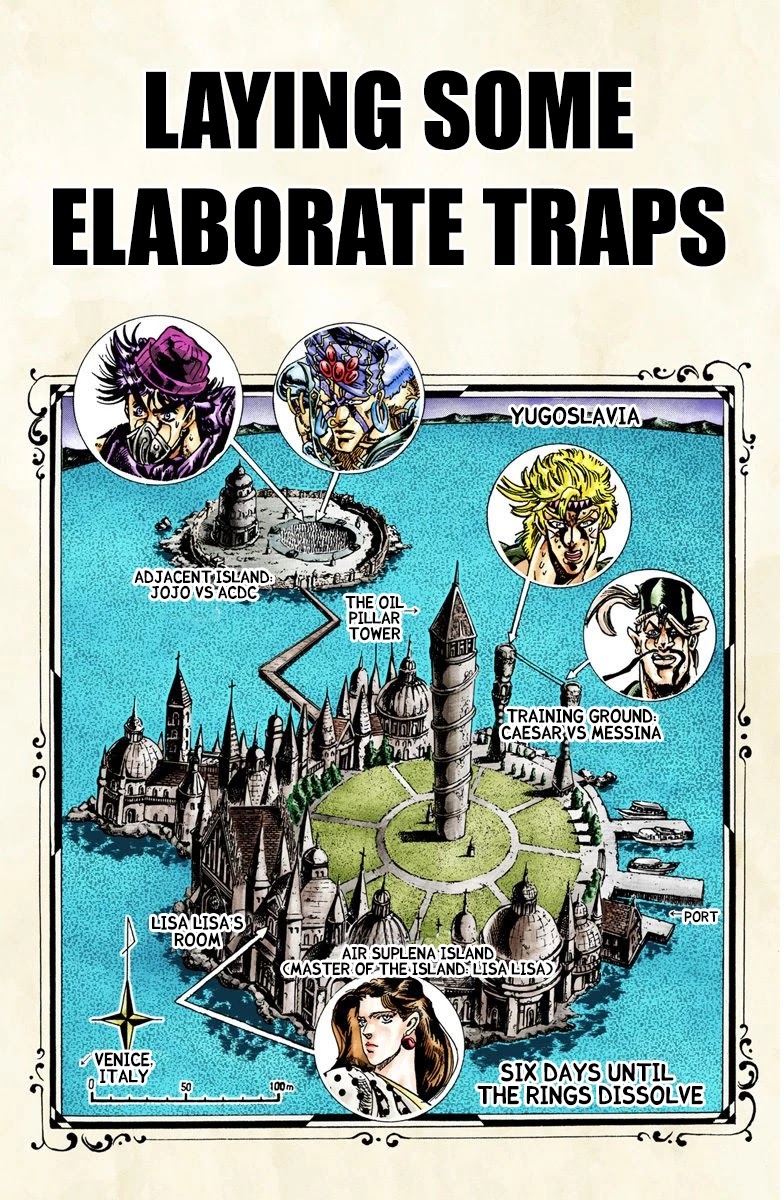 JoJo's Bizarre Adventure Part 2 - Battle Tendency (Official Colored) chapter 35 page 1