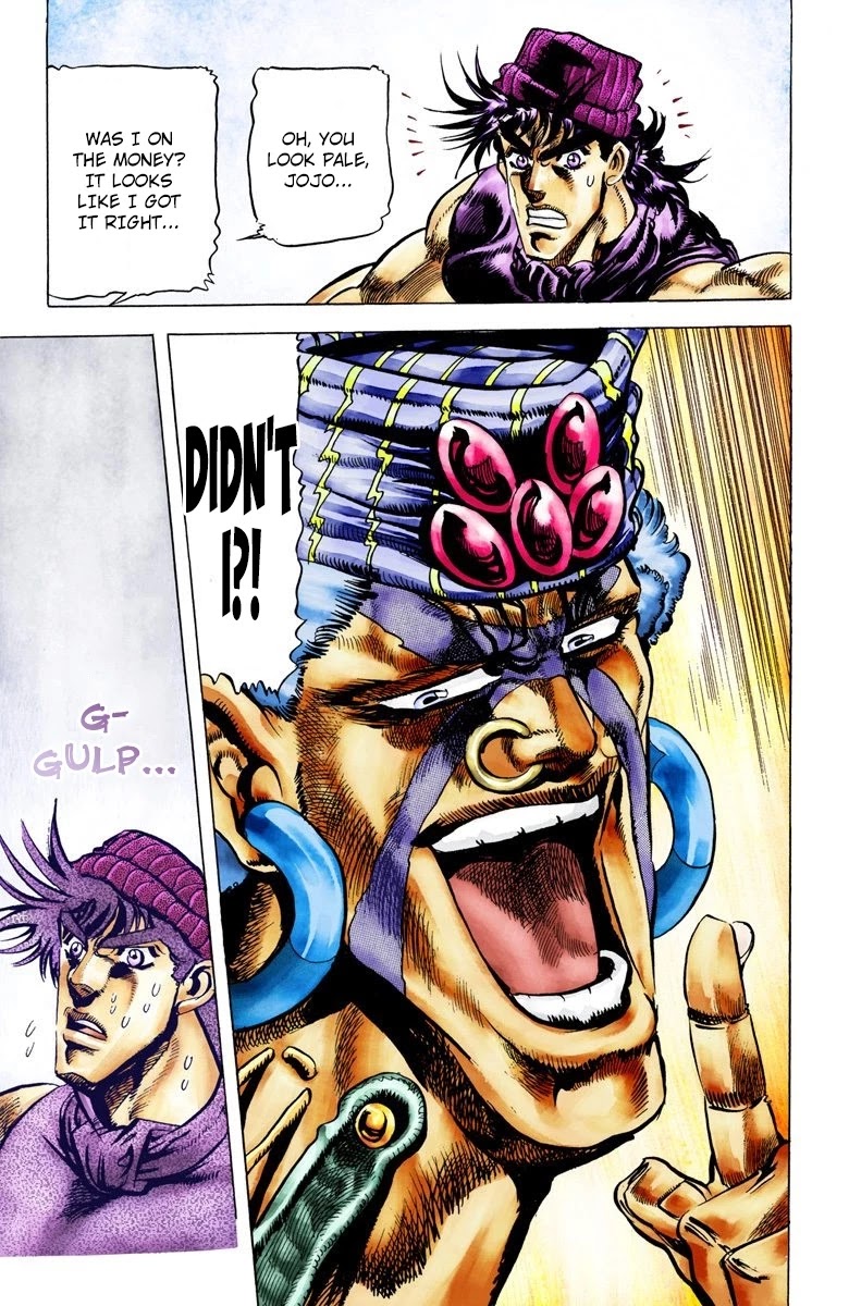 JoJo's Bizarre Adventure Part 2 - Battle Tendency (Official Colored) chapter 35 page 11